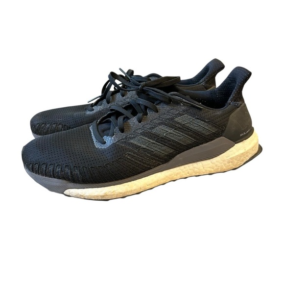 Adidas Black and White Sneakers with BOOST Midsole - Picture 2 of 12